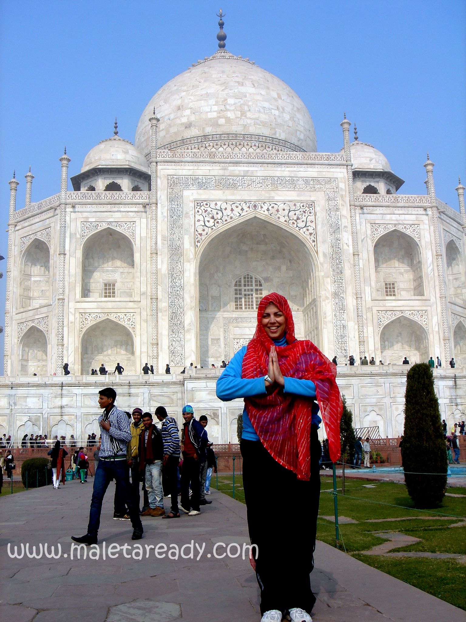 MaletaReady en Taj Mahal