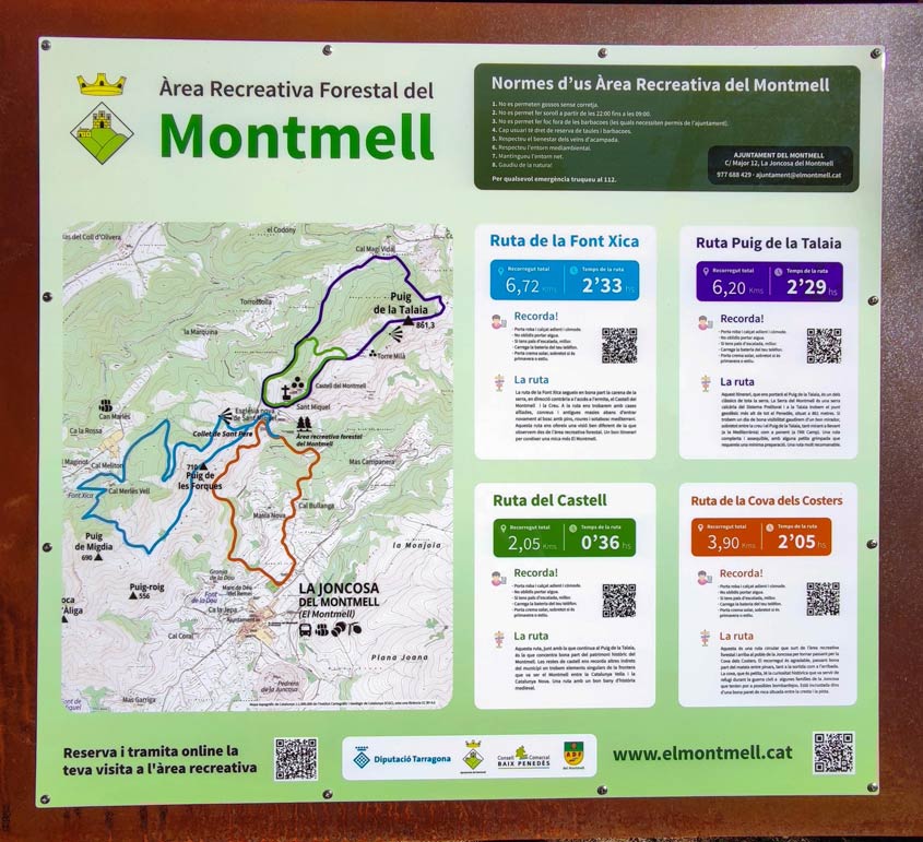 Cartel-mapa-Talaia-de-Montmell